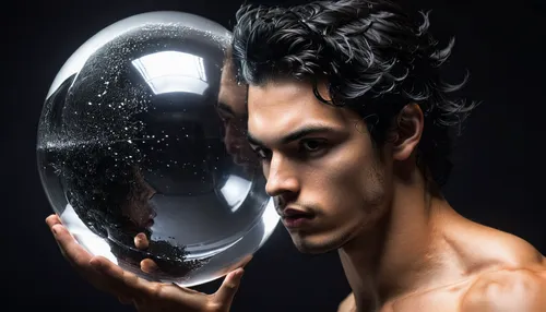 crystal ball-photography,crystal ball,glass sphere,vanitas,mirror ball,discobolus,3d man,light mask,soap bubbles,photomanipulation,spheres,photo manipulation,photoshop manipulation,soap bubble,triton,male ballet dancer,image manipulation,decanter,conceptual photography,glass ball,Photography,Artistic Photography,Artistic Photography 11