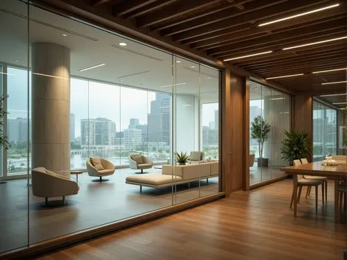 penthouses,sathorn,interior modern design,glass wall,modern office,luxury home interior,oticon,contemporary decor,modern decor,daylighting,meeting room,clubroom,hardwood floors,conference room,yeouido,interior decoration,board room,songdo,offices,boardroom