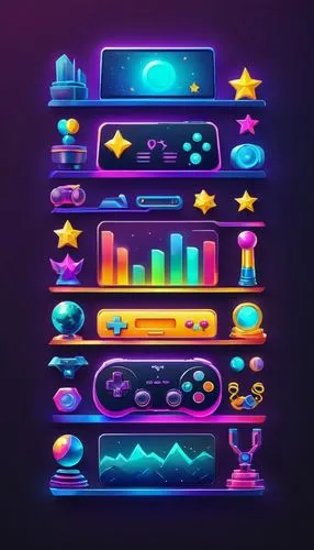 80's design,life stage icon,party icons,mobile video game vector background,store icon,systems icons,set of icons,retro background,colorful foil background,icon set,neon candies,fruits icons,neon light,dvd icons,neon lights,fruit icons,crown icons,colorful star scatters,collected game assets,neon arrows,Art,Artistic Painting,Artistic Painting 03