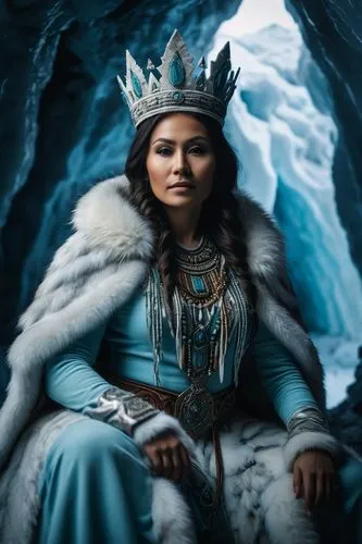 ice queen,the snow queen,pocahontas,ice princess,inupiaq,margairaz,inupiat,greenlandic,inuit,netrebko,jutlandic,cevaer,shaktoolik,silverthrone,mayak,semiramide,karluk,mayhle,chilkat,hidatsa,Photography,General,Fantasy