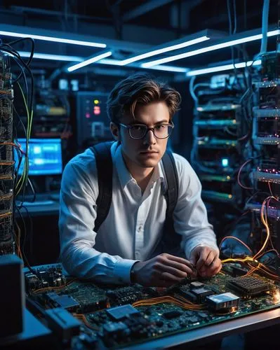 man with a computer,supercomputers,technologist,genocyber,supercomputer,computerologist,sysadmin,cybertrader,the server room,computer science,engineer,computer freak,cyber glasses,computerized,cyberathlete,datacenter,cyberonics,computer business,computerize,electrical engineer,Art,Classical Oil Painting,Classical Oil Painting 36