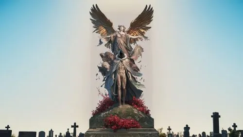 cemetery background,angel statue,angel of death,the statue of the angel,the angel with the cross,magnolia cemetery,archangel,angelology,guardian angel,calvary,eros statue,the archangel,death angel,fal