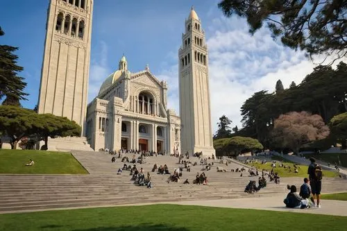 berkeley,sjsu,matenadaran,sfai,sfsu,collegiate basilica,campanile,carillon,lmu,uclaf,stanford university,renderings,ubc,mcla,triforium,ucr,belltower,sproul,quannum,spu,Illustration,Black and White,Black and White 03