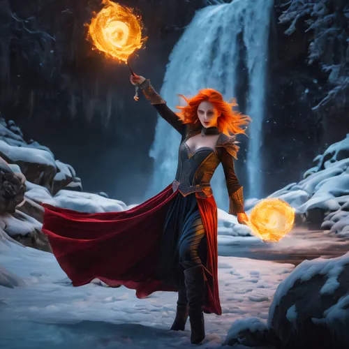 fire dancer,fire artist,fire-eater,sorceress,merida,firedancer,fire dance,fire siren,fantasy picture,dancing flames,fantasy woman,transistor,fire eater,flame spirit,fire angel,the snow queen,fiery,fantasy art,fire and water,fantasy portrait