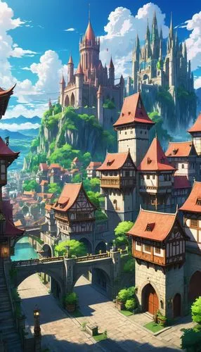 meteora,machico,butka,seborga,knight village,nakama,Illustration,Japanese style,Japanese Style 03