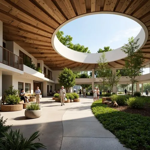 seidler,cochere,courtyards,breezeway,atriums,courtyard,wintergarden,cohousing,school design,nainoa,ecovillages,inside courtyard,mid century modern,cupertino,antinori,gensler,ecovillage,midcentury,landscaped,reynolda