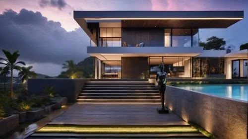 ADD COPPER AFRICAN STATUE,modern house,modern architecture,uluwatu,bali,dunes house,tropical house,holiday villa,beautiful home,luxury property,cube house,cubic house,seminyak,asian architecture,cube 