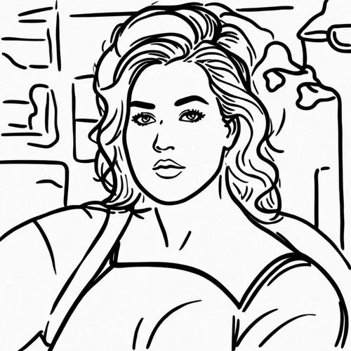 comic halftone woman,storyboarded,inking,rotoscoped,storyboarding,inks,Design Sketch,Design Sketch,Rough Outline