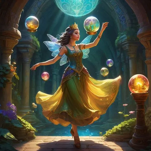 fantasia,fantasy picture,inara,rosa 'the fairy,fantasy art,cinderella,Illustration,Realistic Fantasy,Realistic Fantasy 27