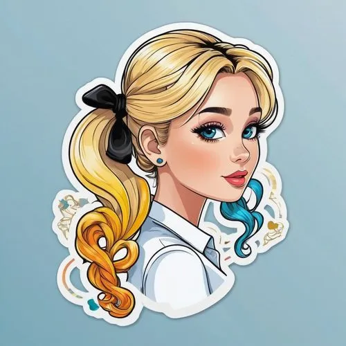 elsa,clipart sticker,vector illustration,fairy tale icons,stickers,sticker,jasmine,vector art,vector girl,princess leia,skype icon,vector graphic,disney character,fashion vector,tiktok icon,gardenia,nautical clip art,princess' earring,cute cartoon character,tiana,Unique,Design,Sticker