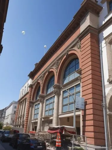 جدد المبنى مع إضافة دائرة تبين الكرة الارضية ,the entrance to a building on a street corner,sapienza,institucion,istituto,politecnico,carreau,restituto,fondazione,conservatoire,conservatoires,guastavi