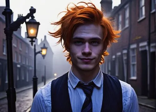 pumuckl,beaker,ginger rodgers,red-haired,redheaded,redhair,jack rose,syndrome,ginger,red head,red hair,david-lily,ford prefect,necktie,streampunk,redheads,hatter,british semi-longhair,lucus burns,sleepwalking,Illustration,Retro,Retro 19