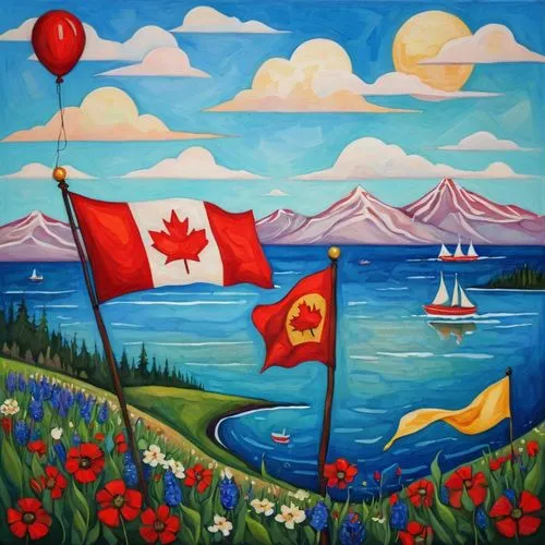 victoria day, canada,canadian flag,west canada,canada,yukon territory,alberta,british columbia,canadas,provinces,flags and pennants,yukon river,las canadas,bow lake,two jack lake,kyrgyzstan som,canada