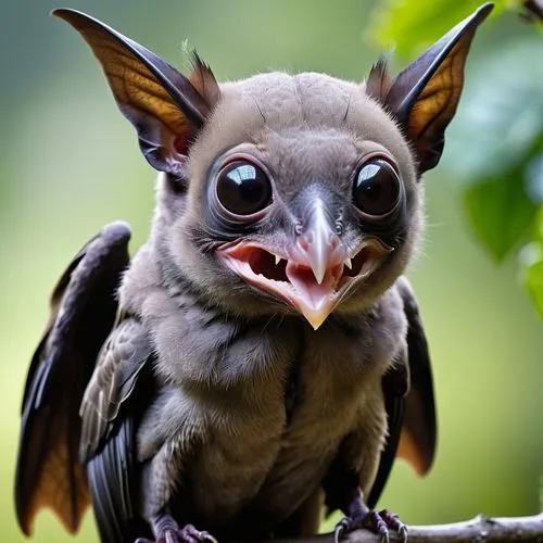 fruit bat,dutchbat,korowai,tropical bat,galagos,zambezia,noctule,pombo,chimaeras,vogelaeuglein,friarbird,jarusombat,torbat,trico,vogelgesang,pteropus,zygodactyl,hipposideros,bushbaby,fledgeling,Photography,General,Realistic