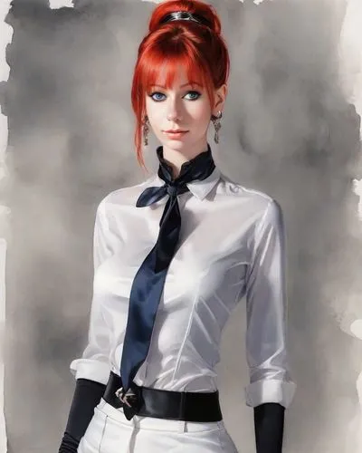 a uniform,romanoff,rahne,jodhpurs,stewardess,uniform,Digital Art,Watercolor