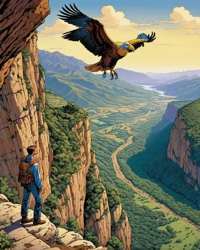 eagle illustration,falconet,mountain hawk eagle,steppe eagle,blue macaws,peregrine falcon,macaws of south america,mongolian eagle,macaws blue gold,african eagle,caracaras,macaws,microraptor,aguila,african fishing eagle,bird kingdom,blue macaw,griffon vulture,eagleman,blue and gold macaw,Illustration,American Style,American Style 04