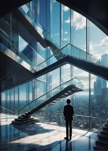 abstract corporate,skybridge,blur office background,the observation deck,incorporated,executives,stock exchange broker,businesspeople,skywalks,glass facade,ventureone,corporatisation,establishing a business,structure silhouette,ecompanies,glass wall,observation deck,enterprises,futurists,structural glass,Illustration,Japanese style,Japanese Style 14