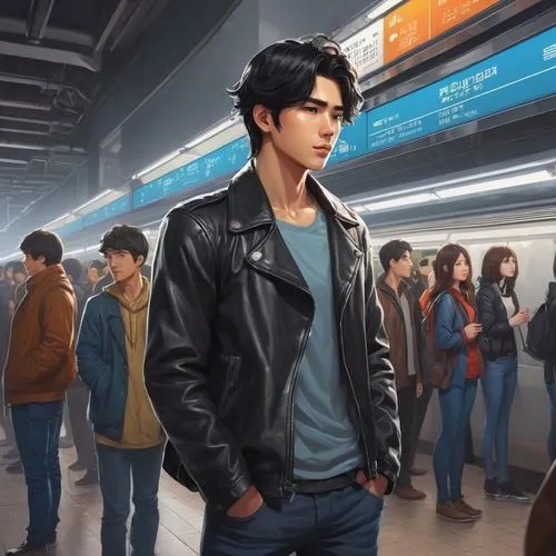 south korea subway,korea subway,skytrain,subway station,shibuya,sci fiction illustration,cg artwork,last train,metro station,subway system,guk,the girl at the station,shinjuku,korean drama,game illustration,tokyo city,metro,tokyo,world digital painting,train way,Illustration,Realistic Fantasy,Realistic Fantasy 27