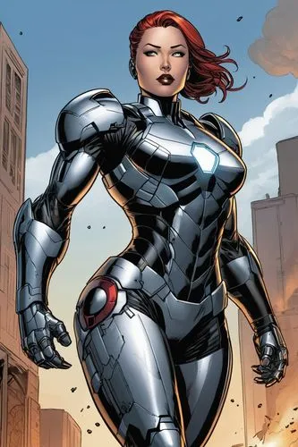 female War Machine from Marvel Comics ,madelyne,lilandra,wildstorm,macniven,siryn,romanoff,inhumans,rahne,maximoff,adamantium,cassaday,war machine,amora,mcniven,fantomex,giganta,black widow,laureline,