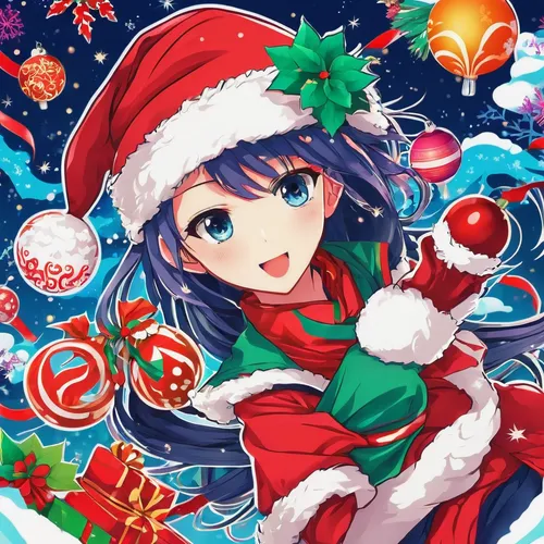 christmas snowy background,christmas wallpaper,christmasbackground,christmas background,christmas banner,santa claus,santa hat,santa,christmas santa,christmas,christmas messenger,christmas woman,christmas ribbon,santa hats,christmas angel,christmas sweater,merry,christmas figure,christmas girl,christmas items,Illustration,Japanese style,Japanese Style 04