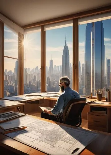 schuiten,schuitema,modern office,bizinsider,tishman,oscorp,blur office background,wolfensohn,office desk,hudson yards,offices,office worker,workspaces,kimmelman,manhattanite,furnished office,citicorp,cubicle,rodenstock,business world,Illustration,Retro,Retro 15