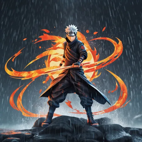 kakashi hatake,nine-tailed,naruto,sōjutsu,iaijutsu,killua hunter x,kenjutsu,shinobi,rain of fire,ninjutsu,dragon slayer,killua,flame spirit,fire background,boruto,jujutsu,ninja,battōjutsu,spark fire,flame of fire,Unique,Design,Logo Design