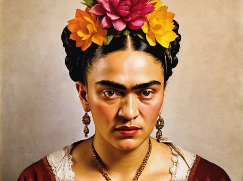 frida,polynesian girl,el salvador dali,vintage female portrait,portrait of a woman,hipparchia,orientalism,woman portrait,maori,peruvian women,portrait of a girl,dali,polynesian,indian woman,enrico caruso,javanese,balinese,indian headdress,burgos-rosa de lima,chonmage,Art,Classical Oil Painting,Classical Oil Painting 06