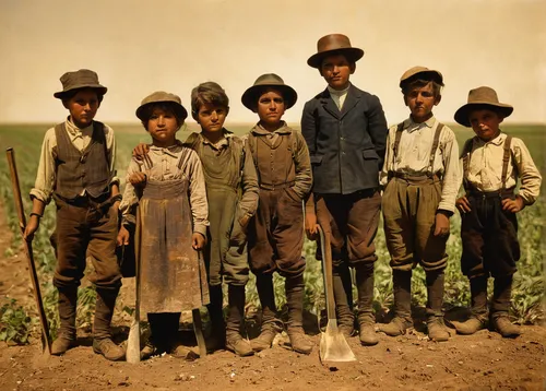 Instead of going to school or playing, these small kids, ranging from ten to 18 in age, would head to the fields to hoe for their parents in Colorado, 1915,farm workers,workers,hemp family,arrowroot f