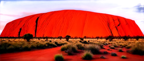 uluru,ayers rock,sossusvlei,lava,ayersrock,volcanic,lava balls,the volcano,red earth,krafla volcano,dead vlei,bonestell,red planet,ladyland,active volcano,volcanic landscape,tepui,red sand,superunknown,christo,Illustration,Retro,Retro 16