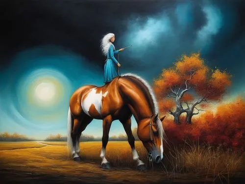 mesmerizing painting,horsewoman,equine,cheval,painted horse,man and horses,equestrian,arabian horse,skyhorse,horseback,horseman,caballo,fantasy picture,lighthorse,fantasy art,aqha,equus,frison,huyghe,