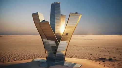 dubai desert,dubai frame,futuristic architecture,tallest hotel dubai,sky space concept,dhabi,monolith,sun dial,obelisk,mobile sundial,monument protection,abu dhabi,solar cell base,3d rendering,abu-dhabi,sundial,dubai,united arab emirates,admer dune,desert,Photography,General,Realistic