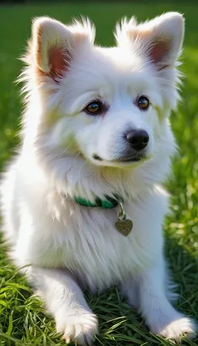 american eskimo dog,german spitz mittel,german spitz klein,japanese spitz,german spitz,indian spitz,pomeranian,icelandic sheepdog,canadian eskimo dog,white dog,maltese,english white terrier,japanese terrier,cheerful dog,samoyed,bichon frisé,akita inu,canaan dog,corgi-chihuahua,berger blanc suisse,Art,Artistic Painting,Artistic Painting 26