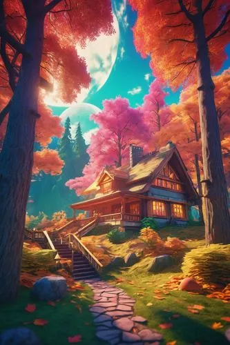 autumn background,autumn landscape,fall landscape,autumn scenery,autumn theme,autumn camper,autumn idyll,autumn forest,autumn in japan,house in the forest,home landscape,autumns,the autumn,autumn day,autumn sky,colors of autumn,one autumn afternoon,autumn morning,autumn mountains,fantasy landscape,Conceptual Art,Sci-Fi,Sci-Fi 28