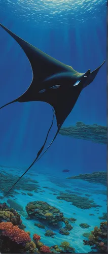 Hawaii, Maui, A reef manta ray, (Manta alfredi) cruises over the shallows off Ukumehame.,reef manta ray,manta ray,wide sawfish,manta rays,sawfish,anodorhynchus,marine reptile,remora,manta,eagleray,aca