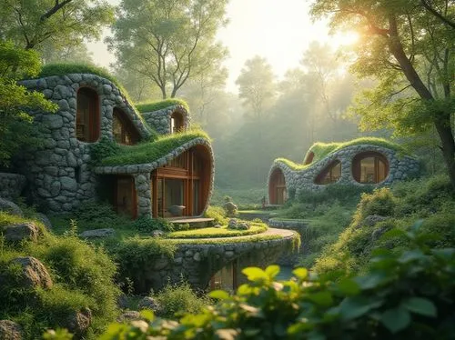 house in the forest,forest house,treehouses,summer cottage,dreamhouse,beautiful home,tree house hotel,tree house,home landscape,fairy house,house in mountains,log home,cabins,house in the mountains,green living,the cabin in the mountains,ecotopia,greenhut,3d fantasy,treehouse,Photography,General,Realistic