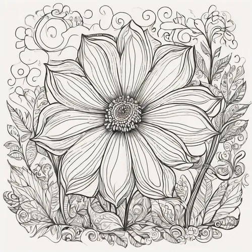 mandala flower illustration,mandala flower drawing,flower illustration,flower drawing,flower line art,coloring page,flannel flower,coloring pages,cosmea,ox-eye daisy,marguerite daisy,wood daisy background,oxeye daisy,illustration of the flowers,flower and bird illustration,rose flower illustration,flower illustrative,osteospermum,dahlia white-green,woodland sunflower,Illustration,Black and White,Black and White 05