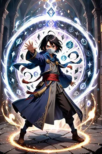 ryoma,jiangdong,bayo,kaito,horikawa,auron,Anime,Anime,Traditional