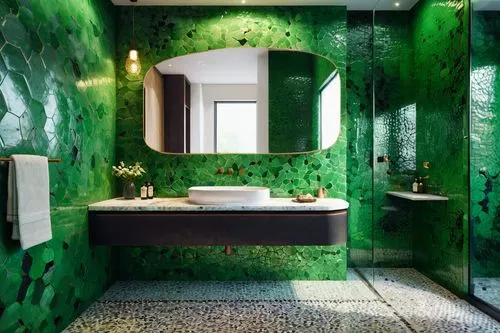 bath room,casa fuster hotel,luxury bathroom,bagno,fesci,hotel w barcelona,green wallpaper,tiled wall,fromental,intensely green hornbeam wallpaper,hammam,bathroom,ensuite,diopside,gournay,green living,grene,wallcovering,hamam,amanresorts,Photography,General,Commercial