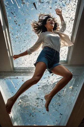 window released,glass roof,falling objects,on the ceiling,skylight,window film,glass pane,falling,leap for joy,rain on window,weightless,sliding door,glass window,bedroom window,broken pane,safety glass,girl upside down,window cleaner,window glass,dandelion flying,Photography,General,Fantasy