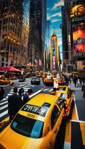 new york taxi,yellow taxi,taxicabs,taxis,taxicab,taxi cab,newyork,time square,cabs,cabbie,taxi,new york,new york streets,cabbies,times square,nytr,nyclu,3d car wallpaper,wallstreet,colorful city,Illustration,Realistic Fantasy,Realistic Fantasy 37