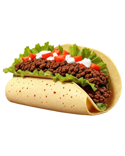 korean taco,cheesesteak,taco,doner kebab,sandwich wrap,shawarma,tlacoyo,doner,tacamahac,tacos food,minced beef steak,beef roulades,frikandel,ćevapi,kebab,saladitos,ground turkey,italian beef,chalupa,chicago-style hot dog,Illustration,Vector,Vector 05