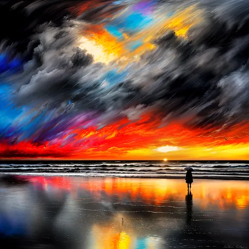 world digital painting,colorful background,crayon background,windows wallpaper,epic sky,digital art