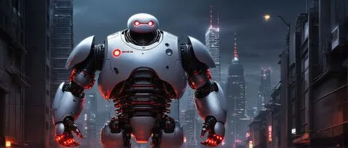 baymax,disney baymax,cyborg,humanoid,cybernetics,walking man,robotic,robotics,robot,cyberpunk,sci fiction illustration,steel man,mech,mecha,war machine,ironman,robots,exoskeleton,industrial robot,robot icon,Illustration,Japanese style,Japanese Style 12