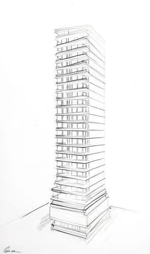 supertall,high-rise building,unbuilt,steel tower,maquette,electric tower,Illustration,Black and White,Black and White 08