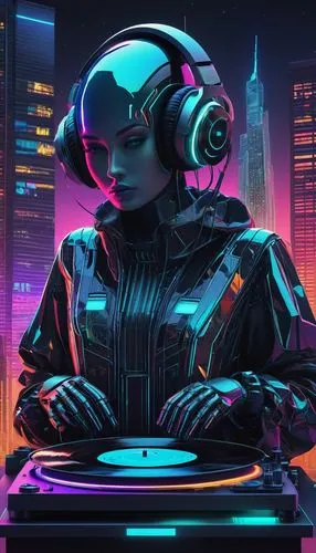 cyberpunk,cyber,dj,80s,electronic,futuristic,electronic music,cyber glasses,cyberspace,music background,80's design,old elektrolok,disc jockey,echo,mute,scifi,electro,computer,random access memory,cg artwork,Photography,Artistic Photography,Artistic Photography 11