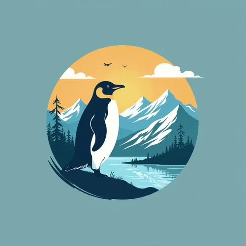 orcas,penguin,emperor penguin,arctic penguin,orca,emperor penguins,Unique,Design,Logo Design