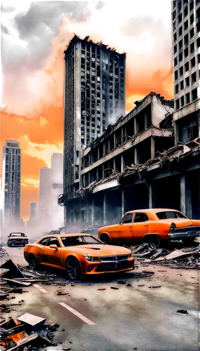 apocalyptic,city in flames,carmageddon,retro background,infernus,deora,motorcity,infernales,camaros,skyline,skylines,cars cemetry,dominus,apocalypse,cuba background,sunfire,elseworlds,muscle car cartoon,destroyed city,post-apocalyptic landscape,Photography,Fashion Photography,Fashion Photography 03