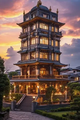 asian architecture,golden pavilion,the golden pavilion,stone pagoda,kyoto,shangrila,baan,pagodas,palyul,renaissance tower,osaka castle,gopura,residential tower,bali,beautiful japan,dragon palace hotel,imagawa,kiyomizu,yamatai,japan,Illustration,Paper based,Paper Based 09