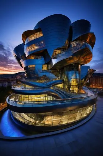 disney hall,futuristic art museum,futuristic architecture,morphosis,gehry,guggenheim museum,emp,segerstrom,walt disney center,hearst,carso,arcology,the hive,modern architecture,planetariums,mothership,bilbao,getty,revel,fearnley,Conceptual Art,Fantasy,Fantasy 16