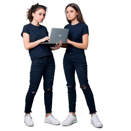 computadoras,holding ipad,computer addiction,programadora,laptops,women in technology,digital binary,laptop,cios,girl at the computer,dsi,cyberangels,macbooks,computer freak,computer graphic,two girls,computes,technophiles,duo,computer code,Illustration,Black and White,Black and White 12